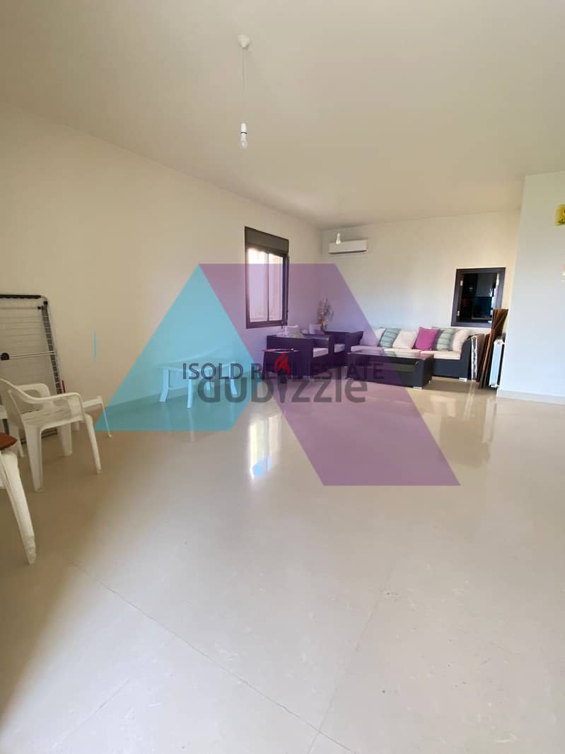 Furnished 200 m2 apartment +open sea/mountain view for rent in Rabweh 2