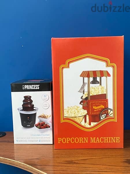 popcorn machine & Chocolate fountain 1