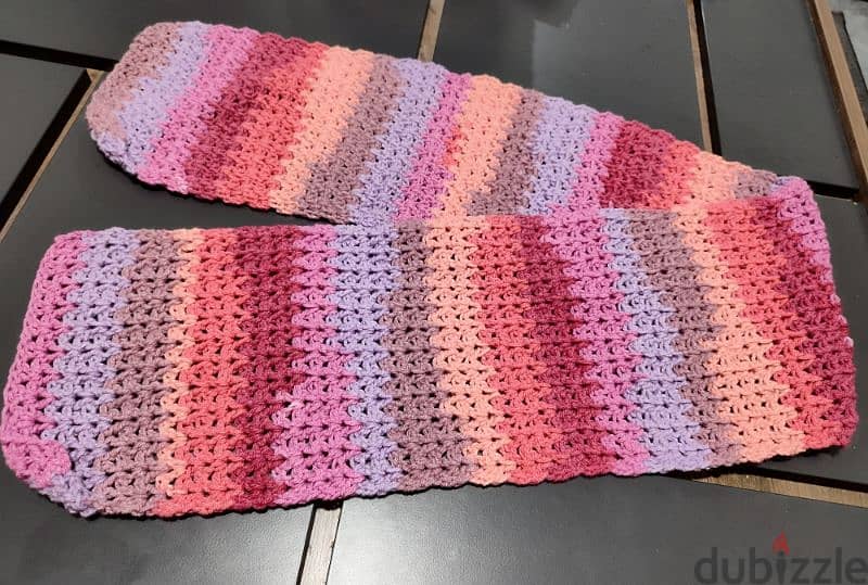 hand made crochet scarf 9