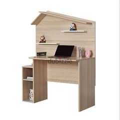 Wooden Study Desk with 2 Shelves 0