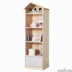 Wooden Bookcase with a Drawer 0