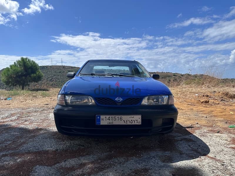 Nissan Sunny 1999 with special  plate number 0