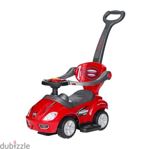 3-in-1 Kids Push and Pedal Ride On 2