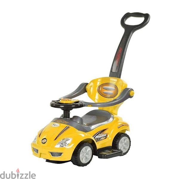 3-in-1 Kids Push and Pedal Ride On 4