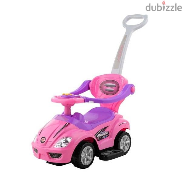 3-in-1 Kids Push and Pedal Ride On 5