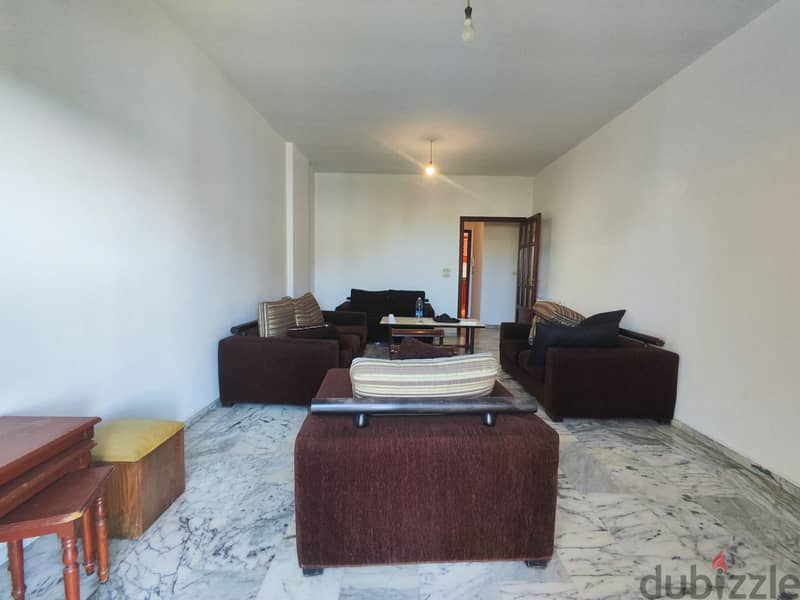 Mansourieh | Furnished 125m² Apartment | 3 Balconies | Open View 2