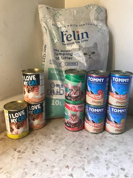 cat food and  litter 2