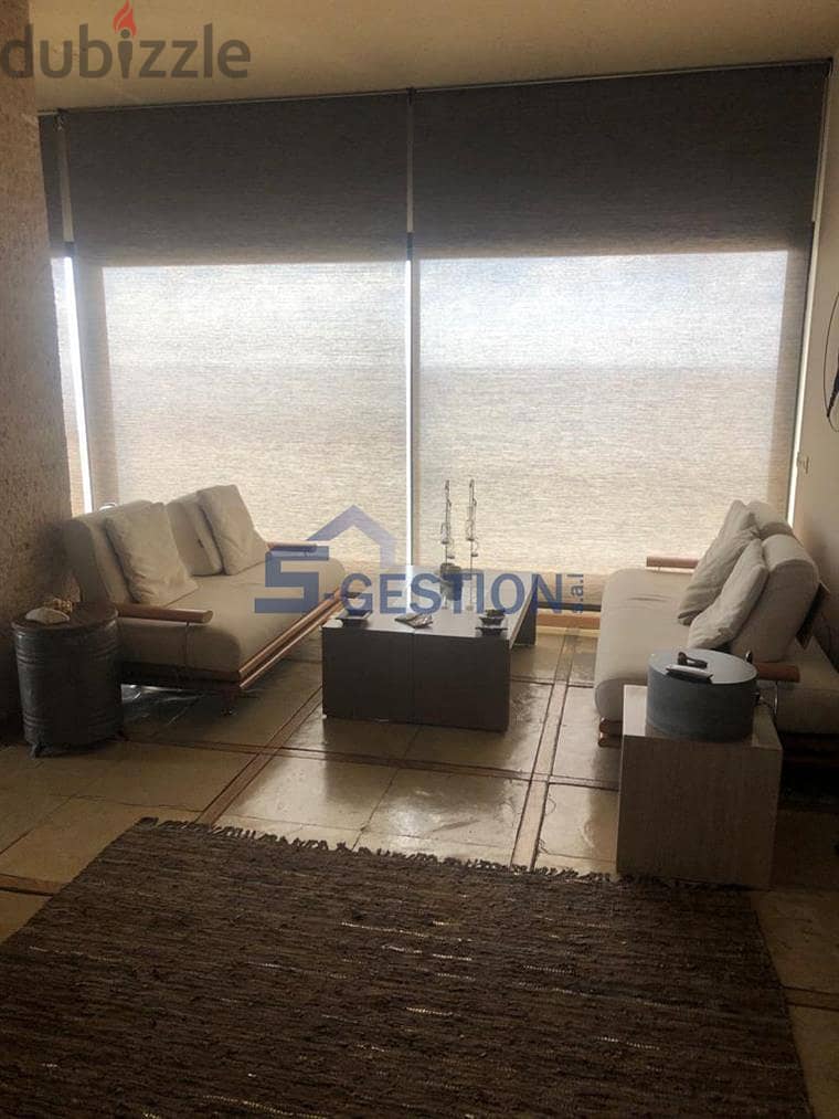 Furnished Apartment With Sea View For Sale In Beirut 1