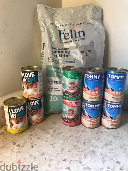 cat food and litter 1