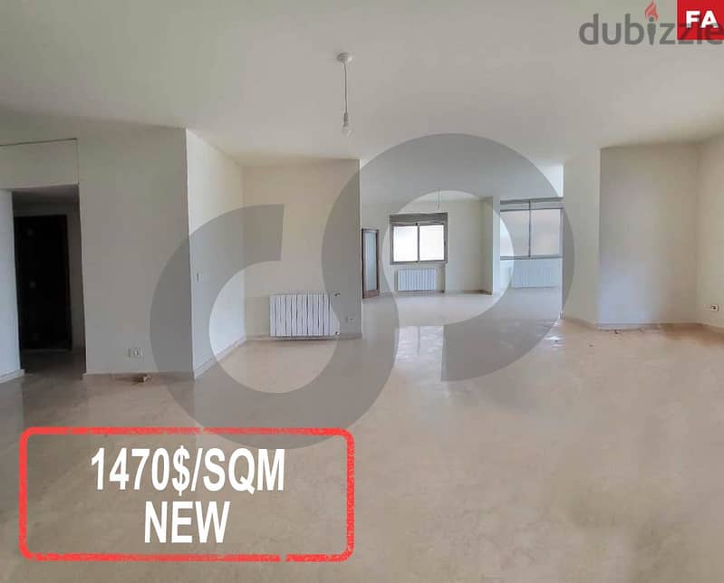 Mtayleb 230sqm brand new apartment sale for 350k, المطيلب REF#FA97355 0