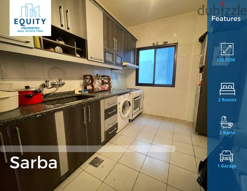 120 SQM Furnished Apartment For Sale In Sarba شقة للبيع #RK97677 0