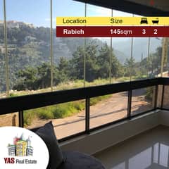 Rabieh 145m2 | Amazing View | Flat | Classy Area | Dead End Street |PA