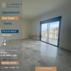 apartment for sale in sarba شقة للايجار في صربا