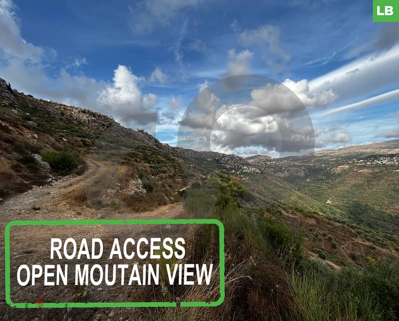 Open mountain view-road access-badghen aley /بدغان عاليه  REF#LB112674 0