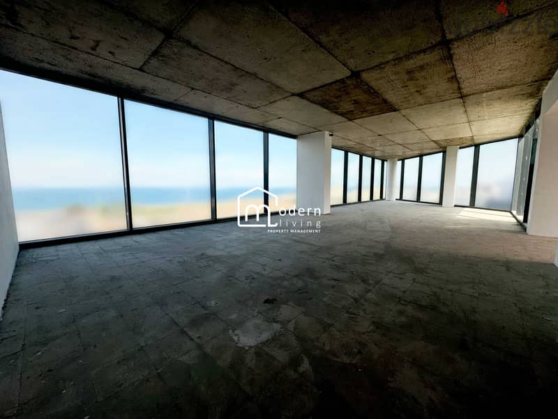 155 Sqm Sea View Office for Rent in Dbayeh 1