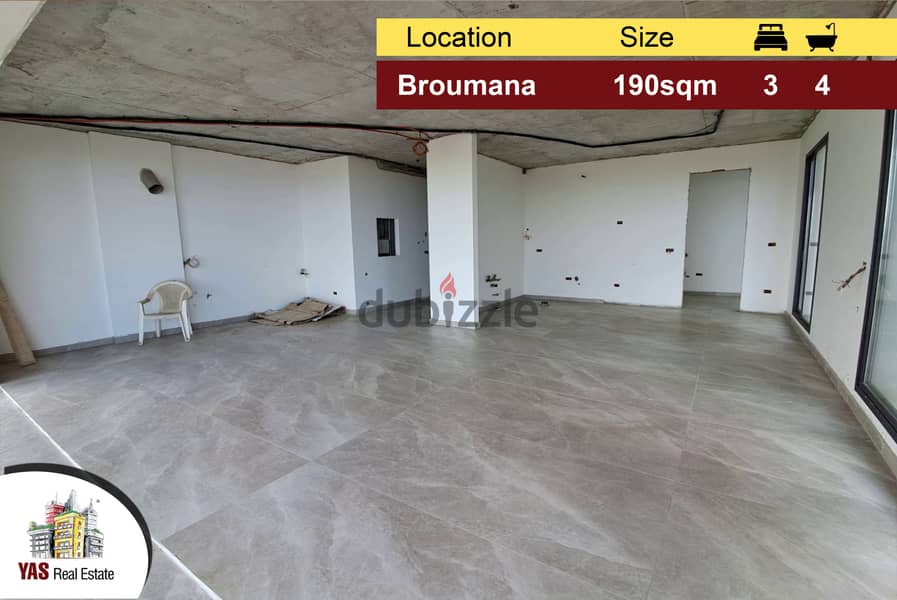 Broumana 190m2 | New | Panoramic View | Modern | AA AMK | 0