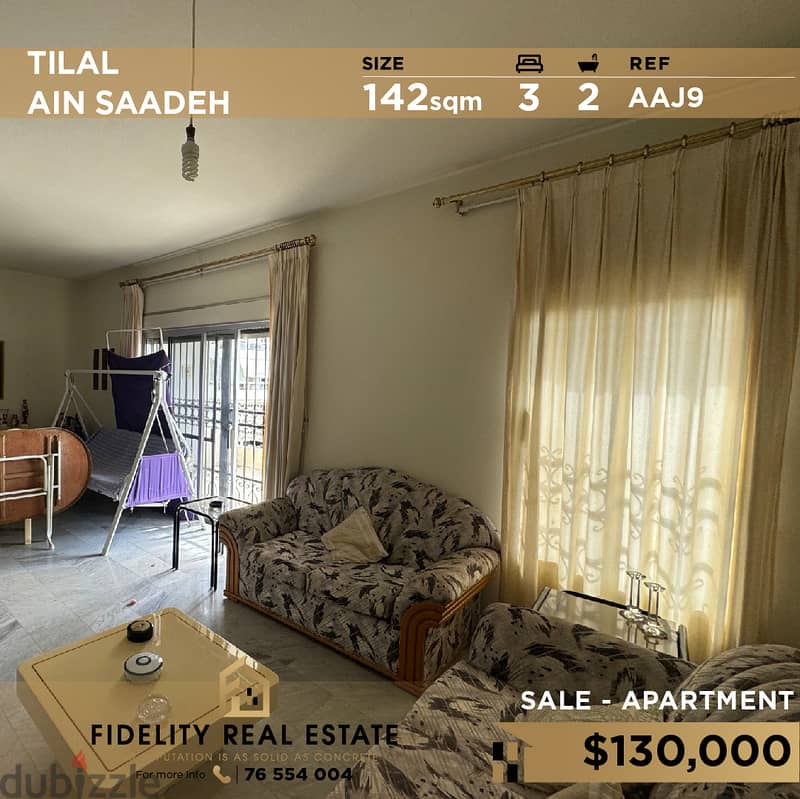 Apartment for sale in Tilal ain saadeh AAJ9 للبيع في تلال عين سعادة 0