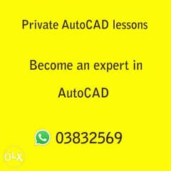 Private AutoCAD lessons