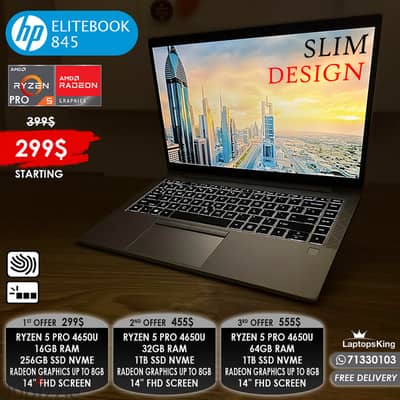 Hp Elitebook 845 Ryzen 5 Pro 4650u Radeon Graphics 14" Laptops