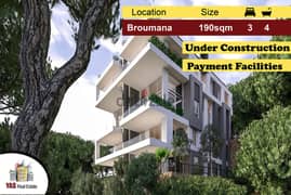 Broumana 190m2 | Under Construction | Payment Facilities | AMK |