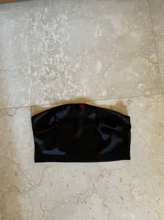 Shein Silk Black Bandeau 0