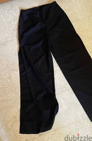 Black High-Waisted Pants 1