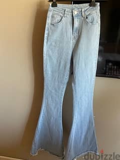 Shein Light Blue Flare Jeans 0