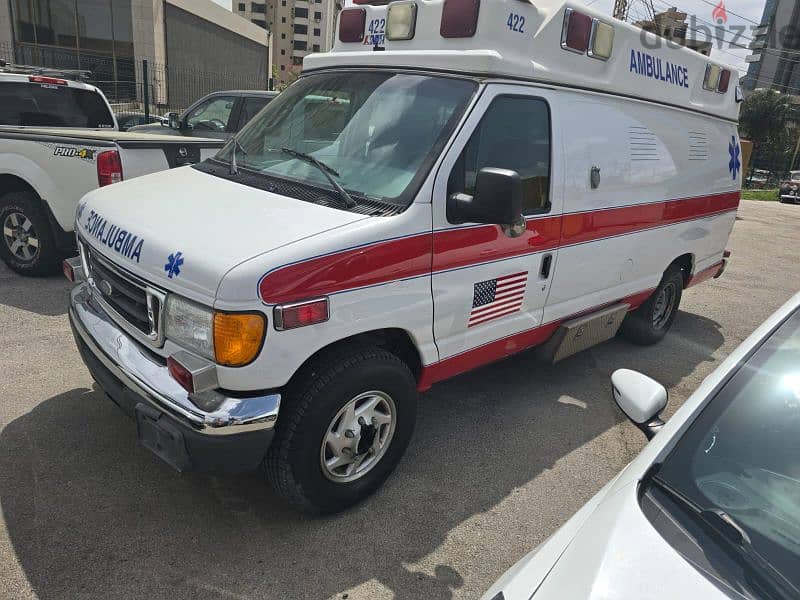 Ford Van 2004 Ambulance سيارة اسعاف مجهزة بل كامل 1