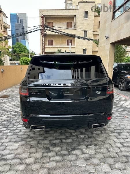 Range Rover Sport V6 Dynamic 2018 black on black & red (clean carfax) 5