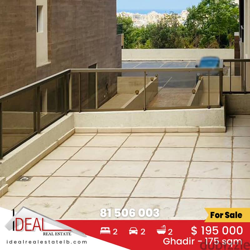 Apartment with Terrace for sale in Ghadir 175 sqm ref#RS101 0