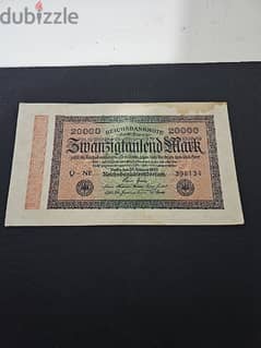 20 000 german mark 1923 0