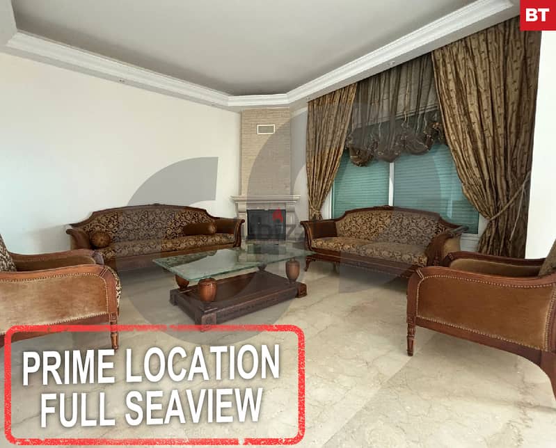 FULL SEAVIEW- Sahel Alma, Keserouan/ساحل علما, كسروان REF#BT112991 0