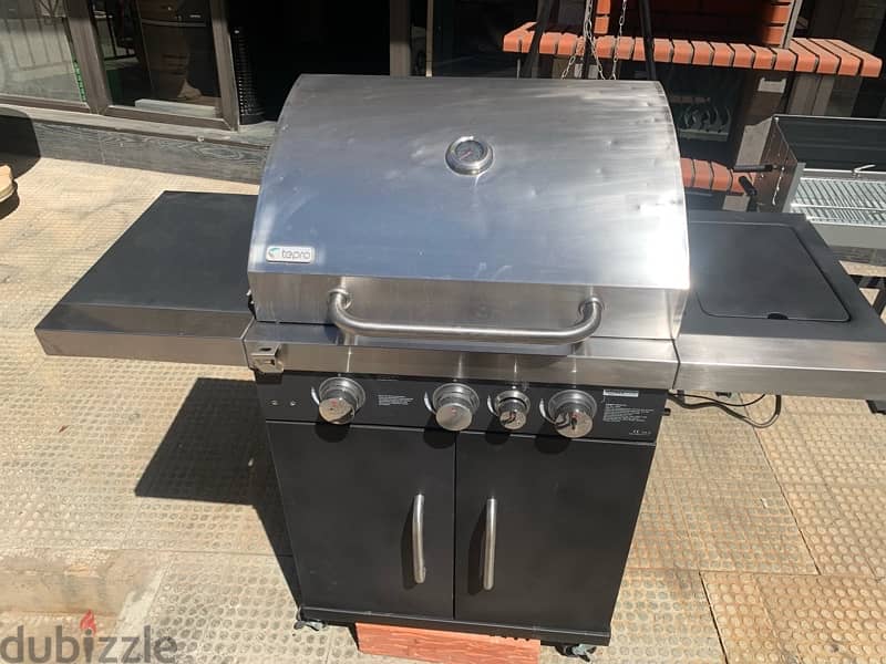 tepro 3 +side burner -gas barbecue 1