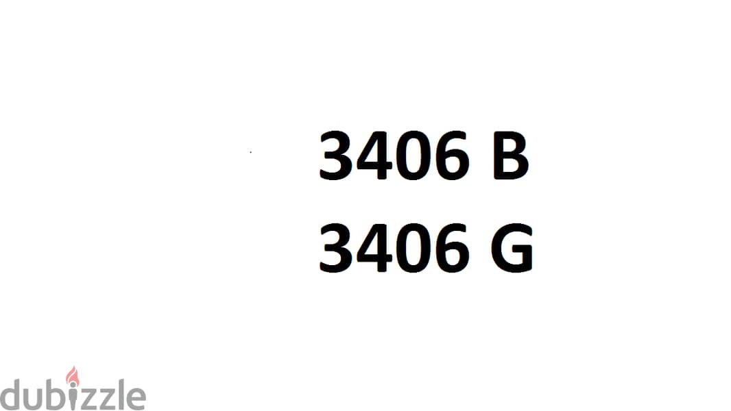 3406 B & 3406 G 0