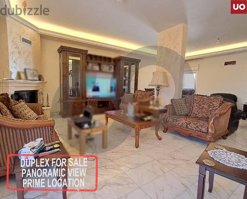 DUPLEX, PPANORAMIC VIEW, ZAHLE, KSARA/كسارا REF#UO112997 0