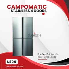 Campomatic 4 doors Stainless كفالة شركة