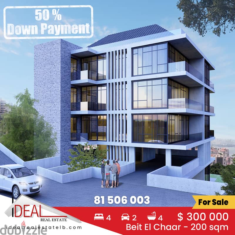 Project for sale in Beit el chaar 200 SQM ref#ei319 0