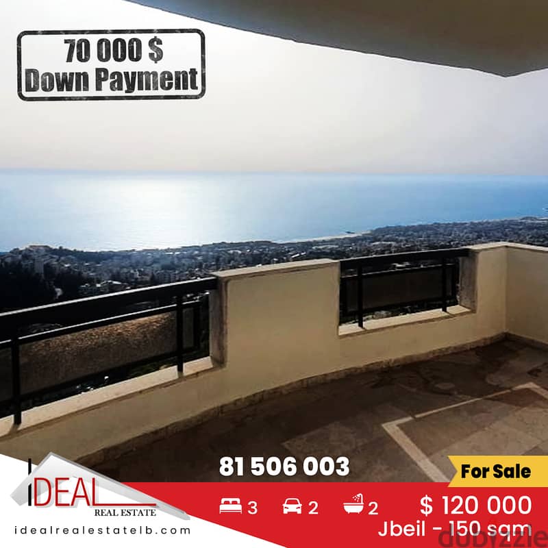 Apartment for sale in Jbeil 150 SQM ref#jh17378 0