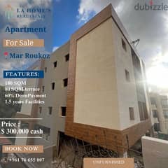 apartment for sale in mar roukoz شقة للبيع في مار روكز 0