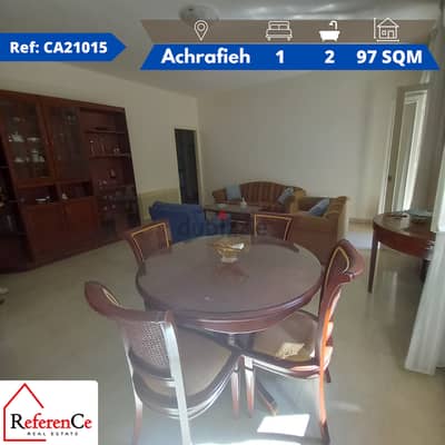 Furnished Apartment for rent in Achrafieh   شقة للإيجار في الأشرفية