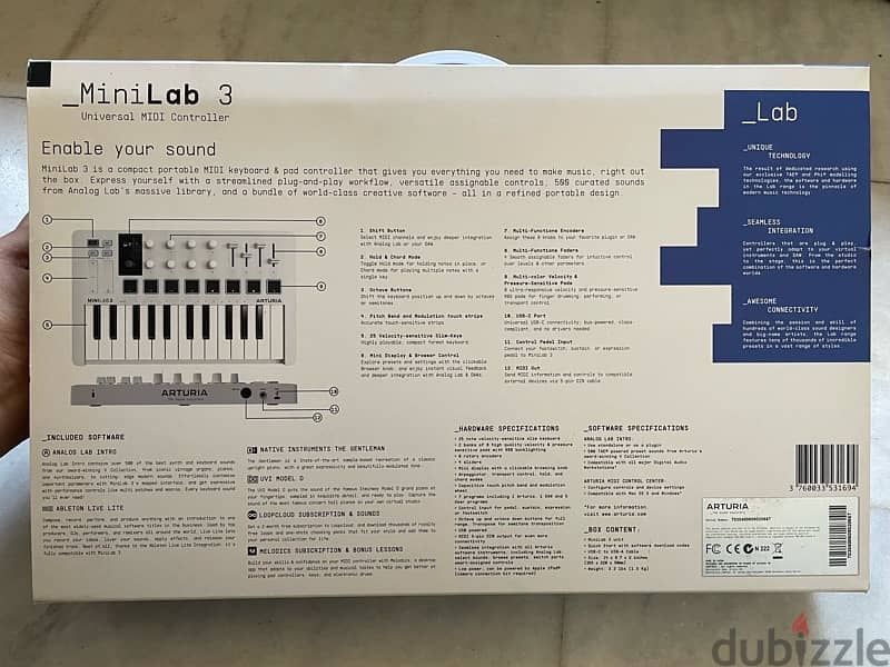 Arturia Midi Controller - Mini Lab 3 10