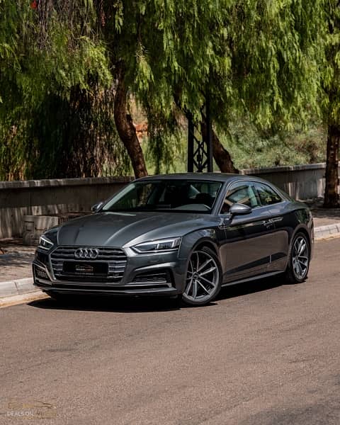 Audi A5 S-Line Coupe 2018, Under Warranty (Kettaneh). Only 18.000Km 0