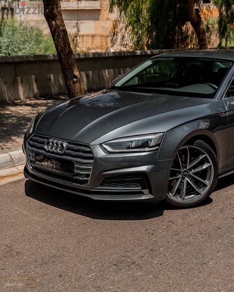 Audi A5 S-Line Coupe 2018, Under Warranty (Kettaneh). Only 18.000Km 1