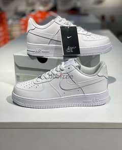 Af1 Full white original fabric 0