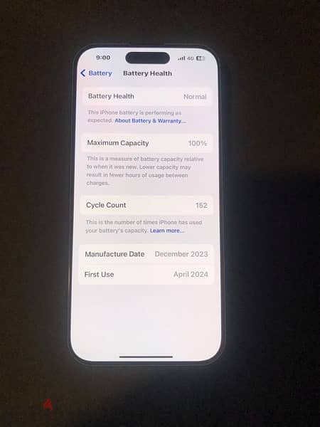 iphone 15 pro 128 with warranty 2