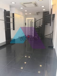 Fully Decorated 140 m2 triplex store for rent in Jal El Dib