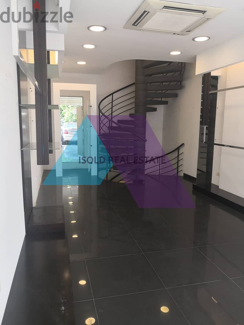 Fully Decorated 140 m2 triplex store for rent in Jal El Dib 1