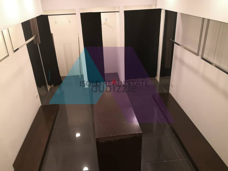 Fully Decorated 140 m2 triplex store for rent in Jal El Dib 2