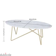 marble and gold coffee table limited edition