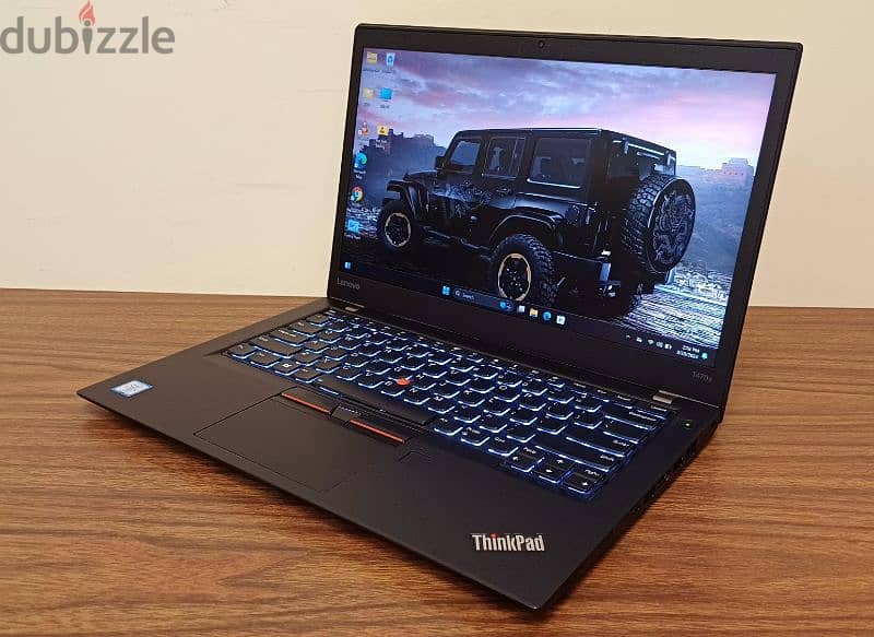 FULL OPTION LAPTOP T470s - SLIM CORE I7 - 16 RAM - BACKLIT-FINGERPRINT 11